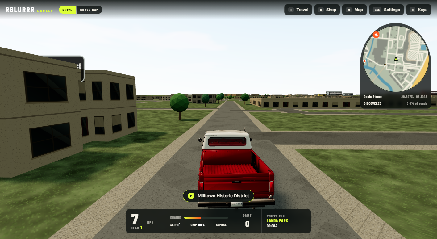 Classic 66 New Braunfels browser driving experience