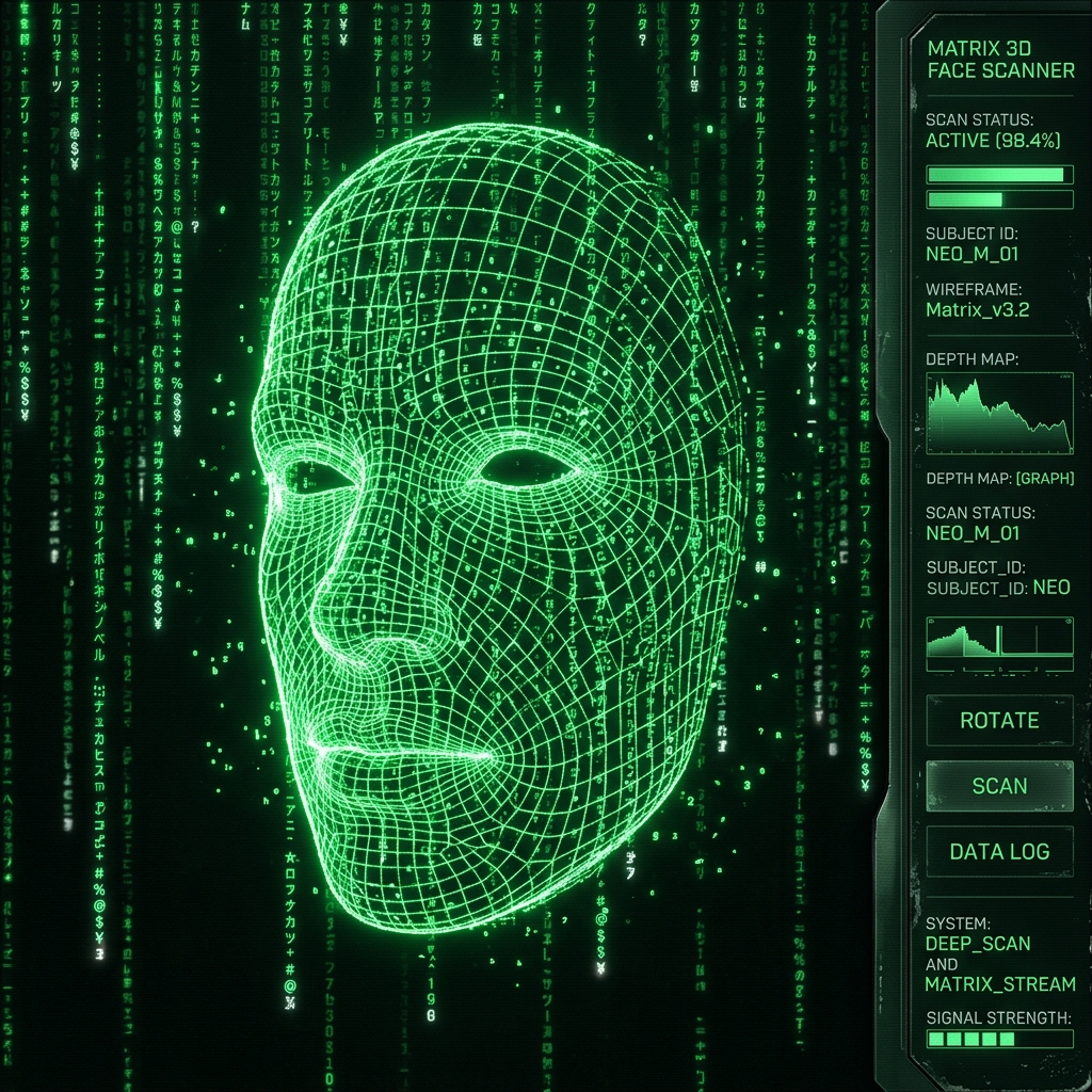 Matrix 3D Face Simulator